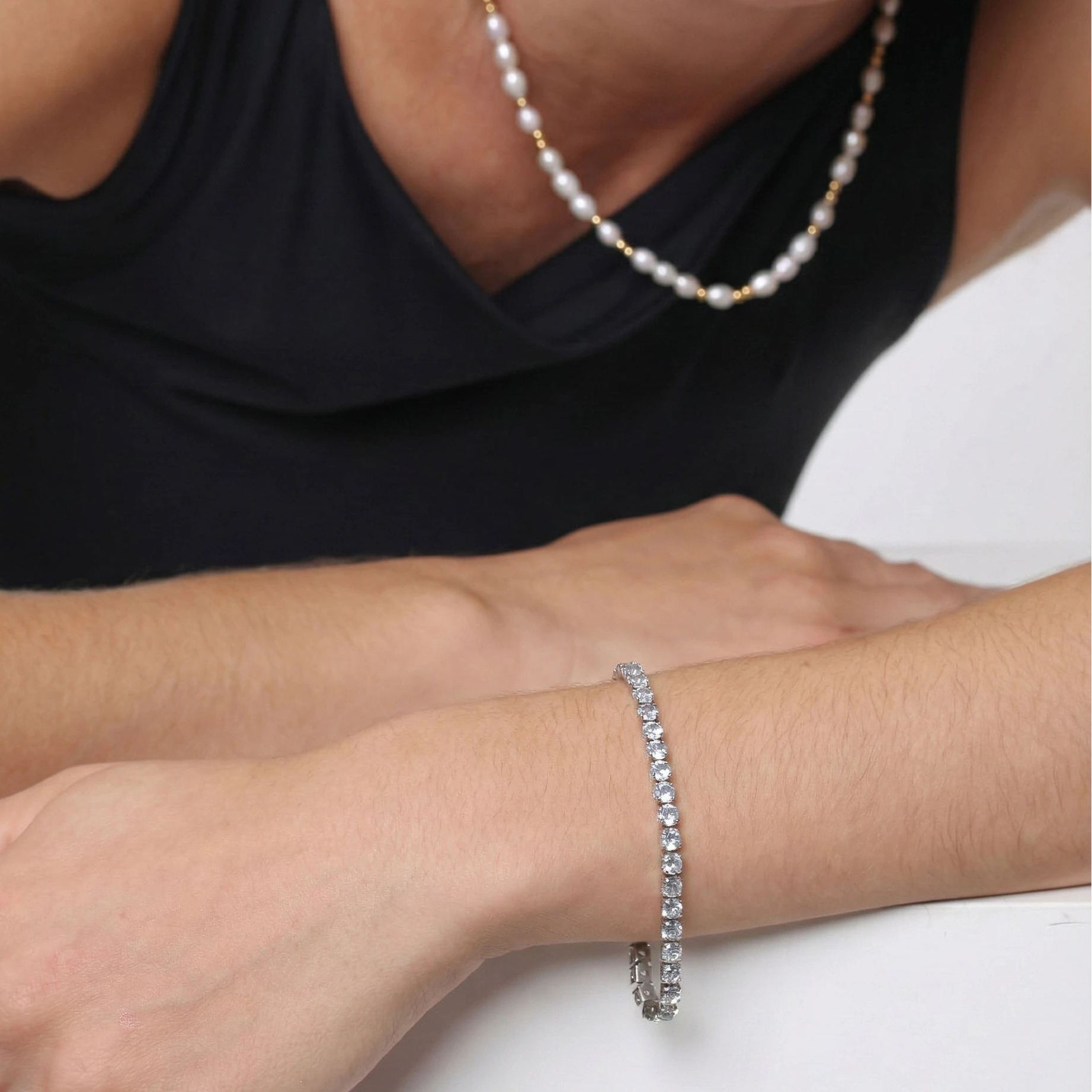 Pulseira Riviera - Banho em Ouro 18K