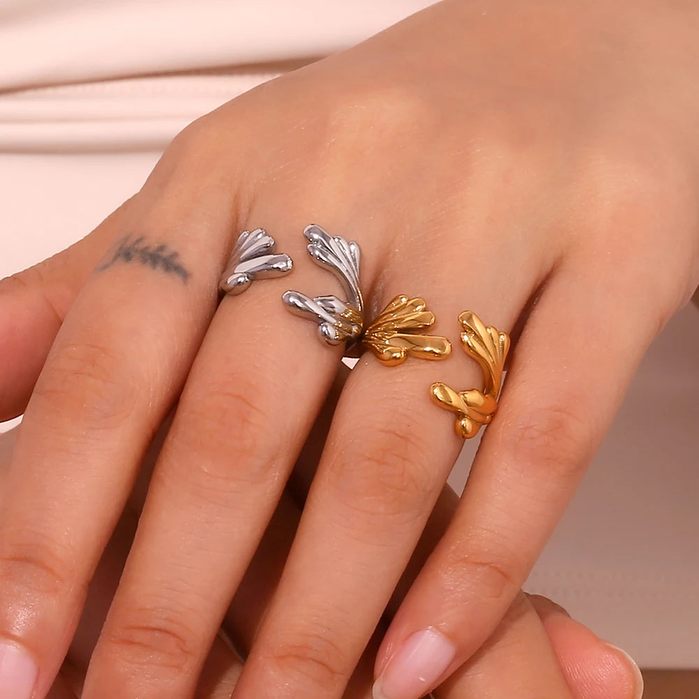 Anel Angel Handz - Banho em Ouro 18K