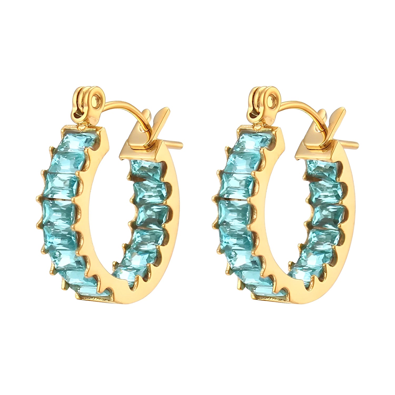 Brinco Emerald Fruity - Banho em Ouro 18K