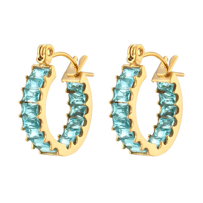 Brinco Emerald Fruity - Banho em Ouro 18K