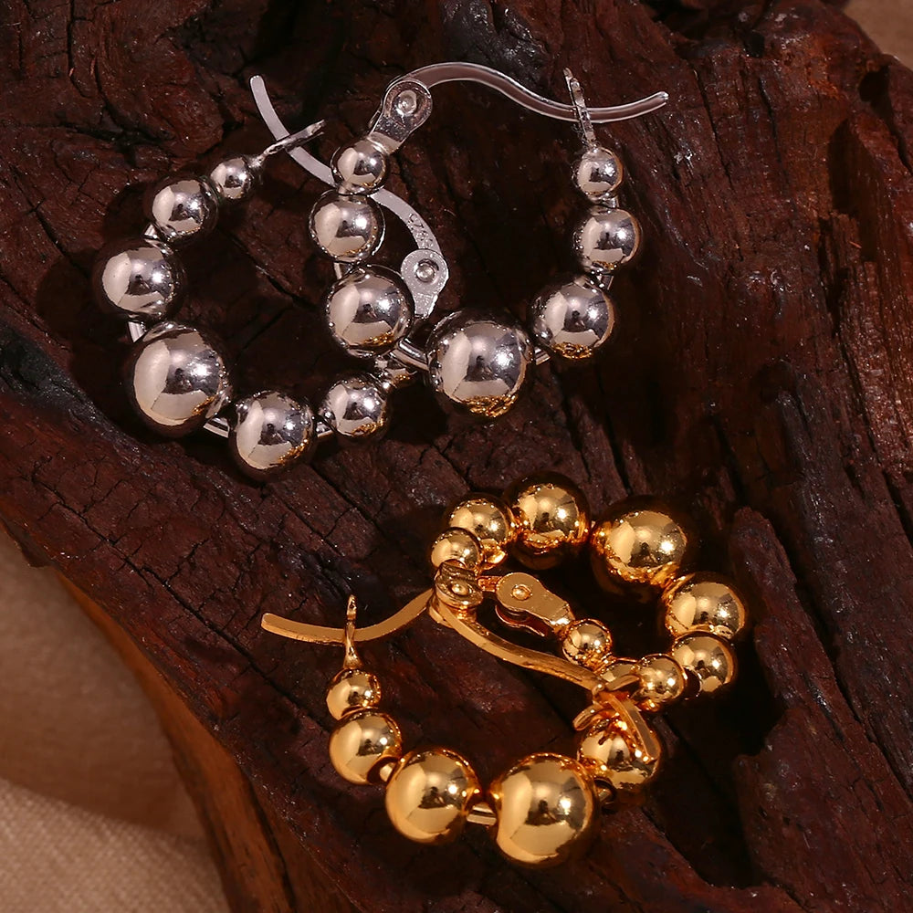 Brinco Gold Bubbles - Banho em Ouro 18K