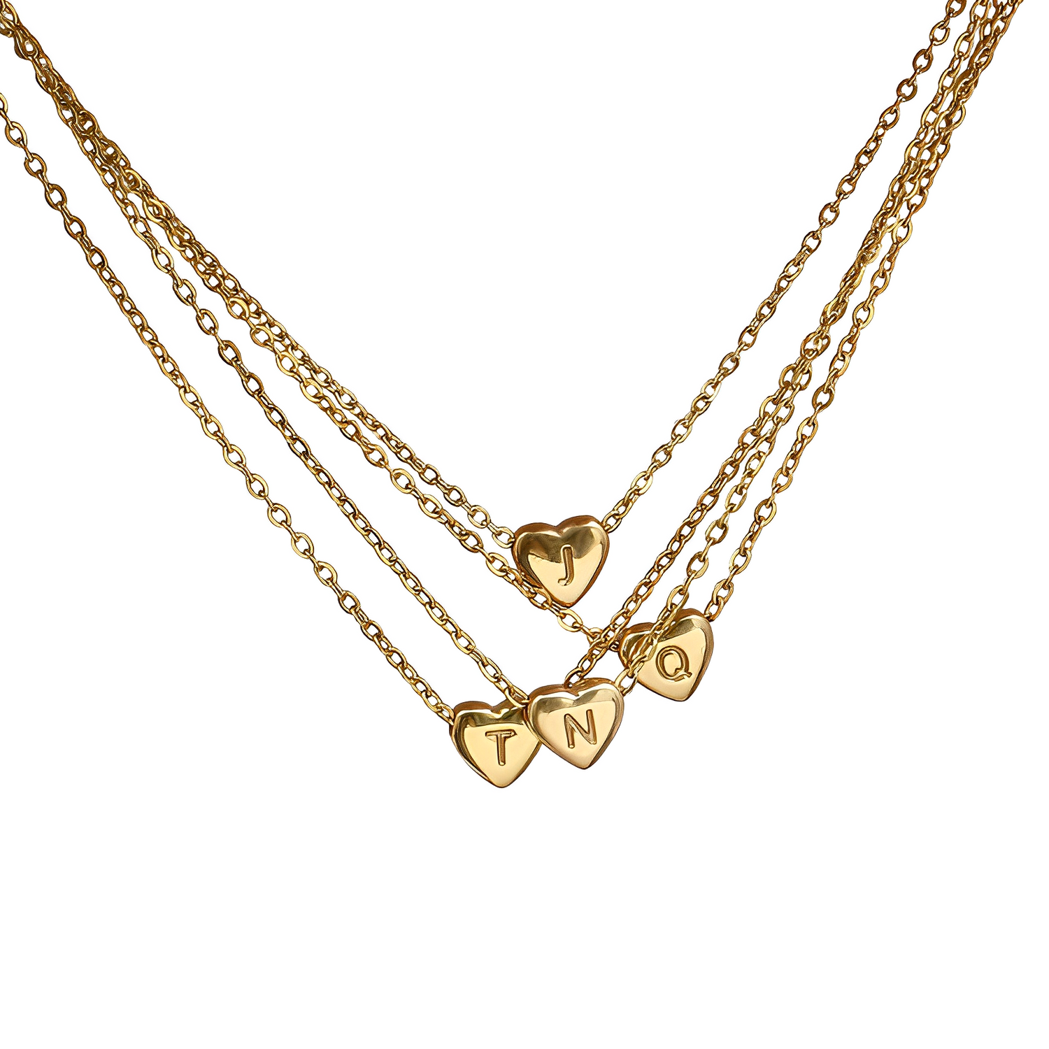 Colar Initialz Love - Banho em Ouro 18K